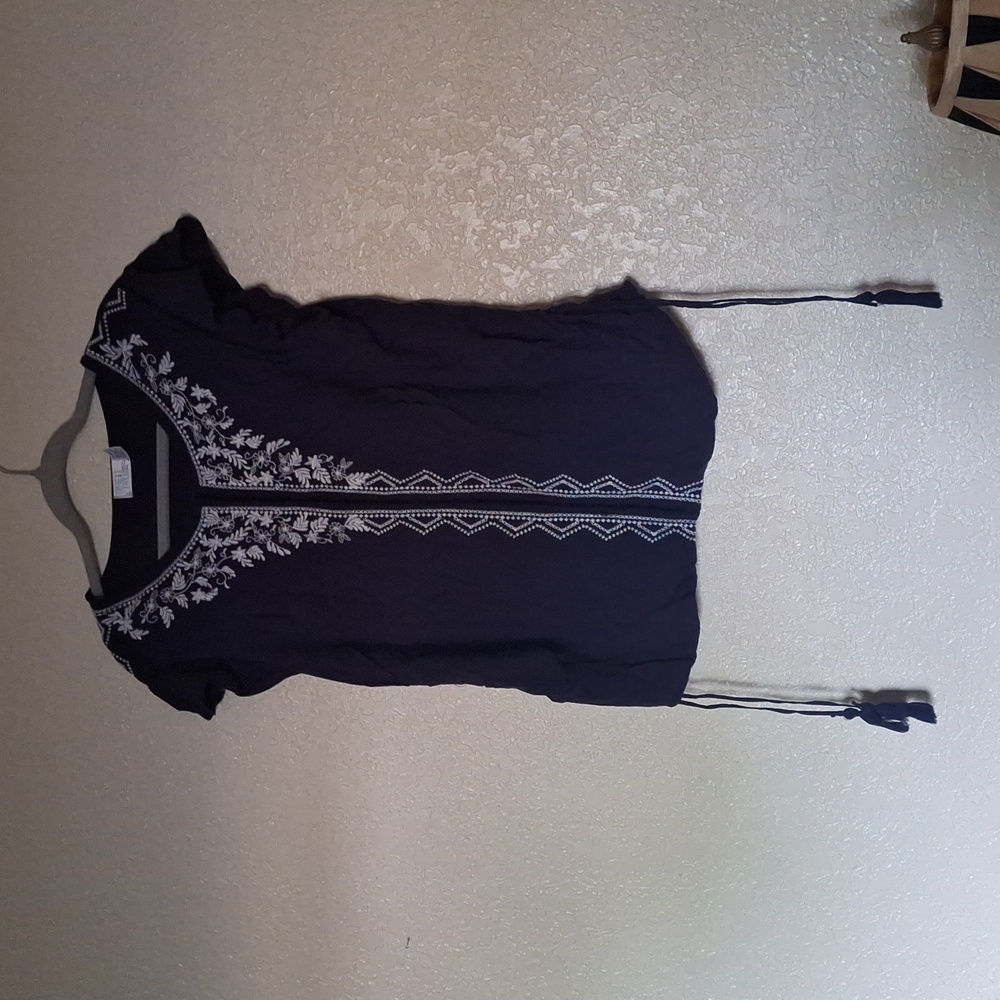 Short Sleeve Floral Patterned Shirt